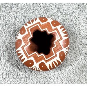 Avelina Corona Mata Ortiz Mini Seed Jar Pottery Hand Painted Folk Art Mexico